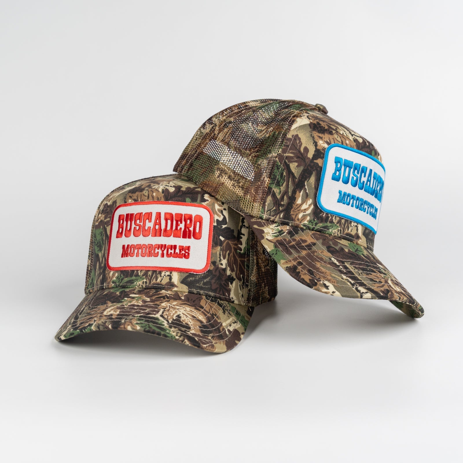 'Red Barrel' 5 Panel Mid Profile Mesh Trucker Hat - Camo